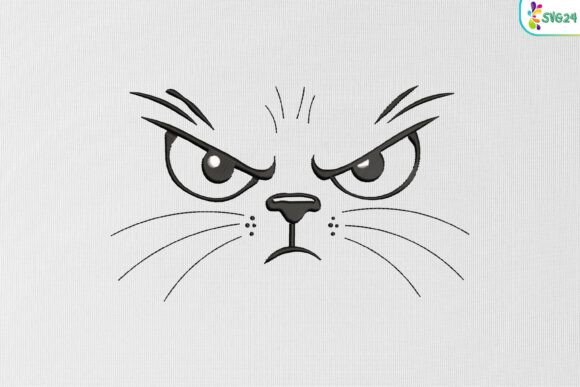 Angry Cat Face