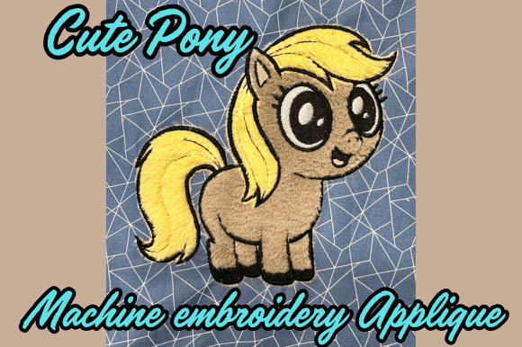 Cute Pony Applique