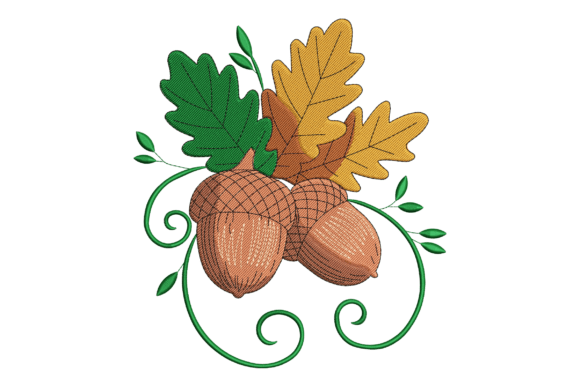 Fall Acorn Cluster