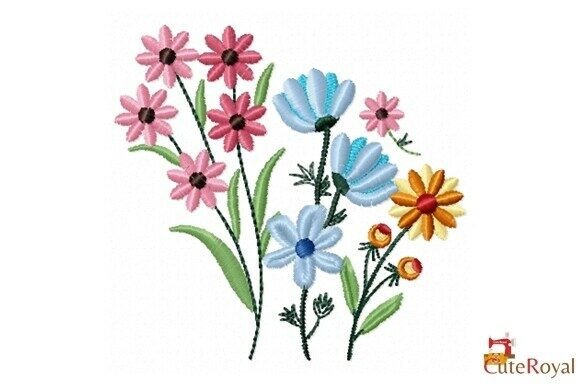 Pastel Wildflower Bouquet