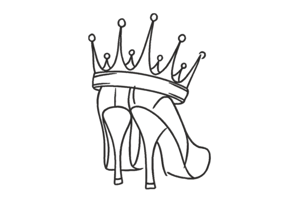 Queen Line Art
