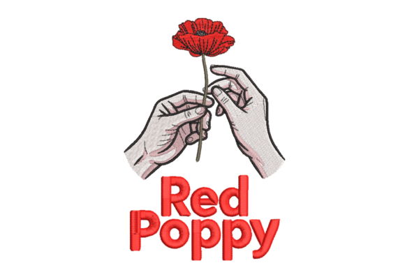 Red Poppy Hands