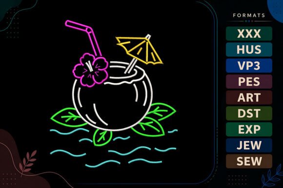 Tropical Coconut Drink Summer